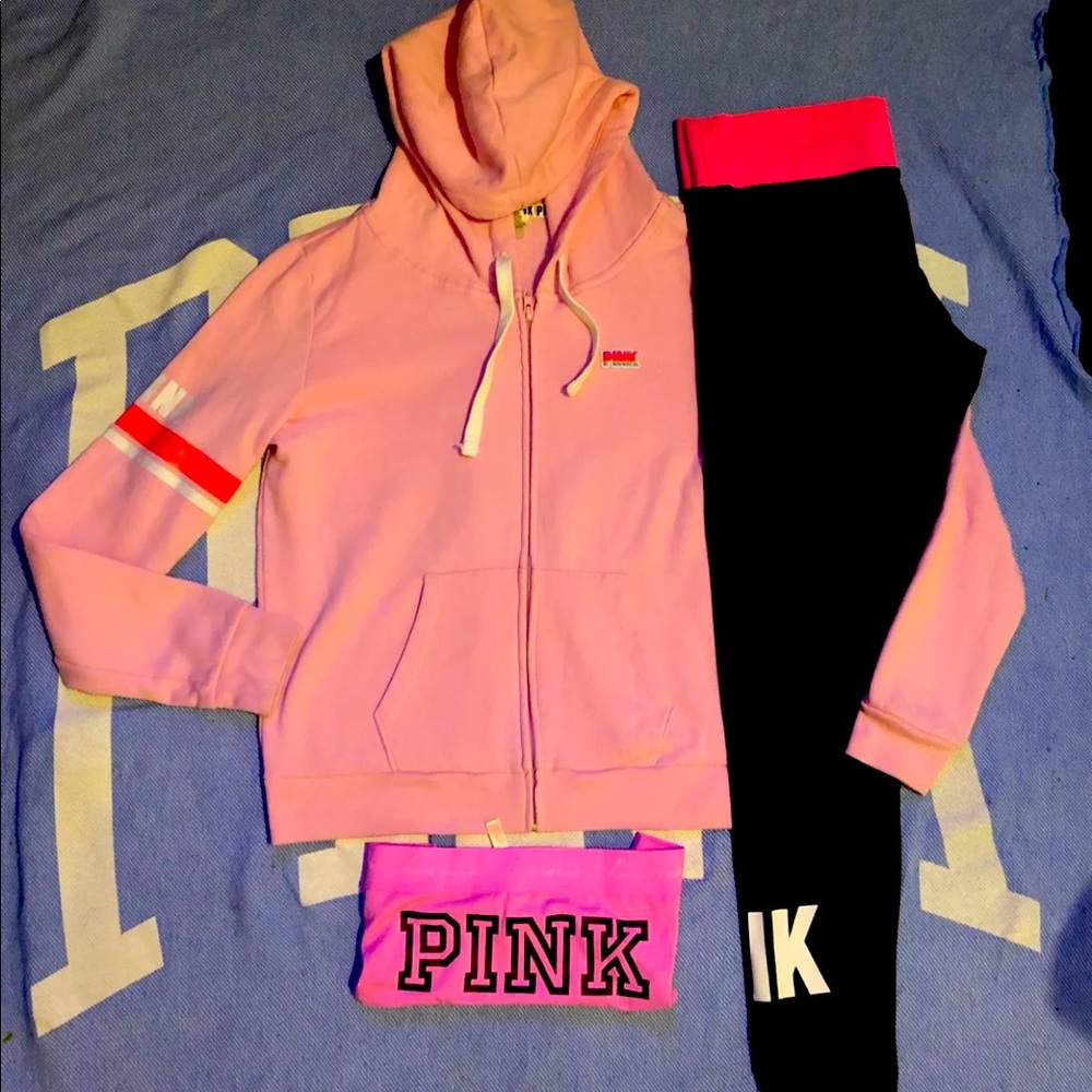 Victoria’s Secret pink set & panty bundle